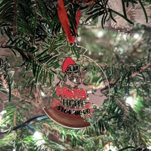 Custom Christmas Ornament | Acrylic Christmas Ornament | Custom Wooden Ornament